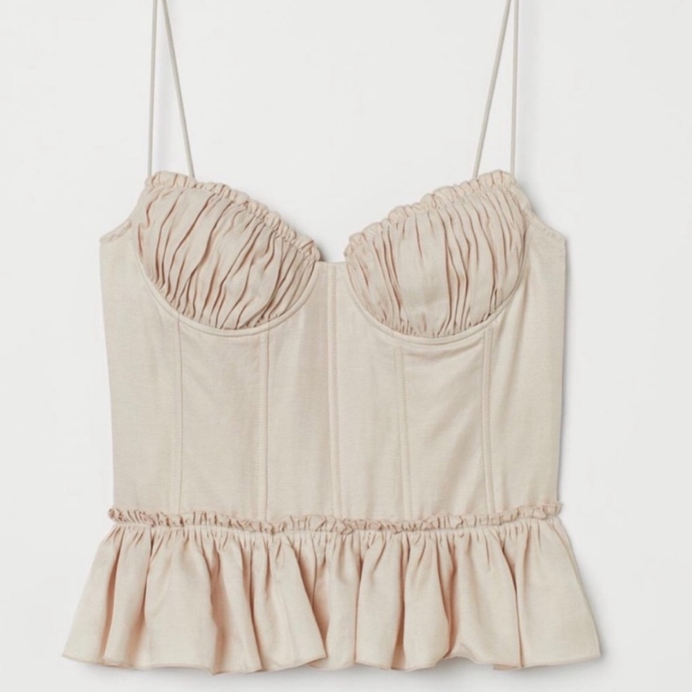 NWT H&M x Brock Collection Corset Top